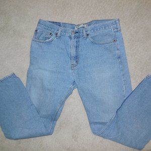 Levi Strauss 505 straight fit washed  blue 36 X 32